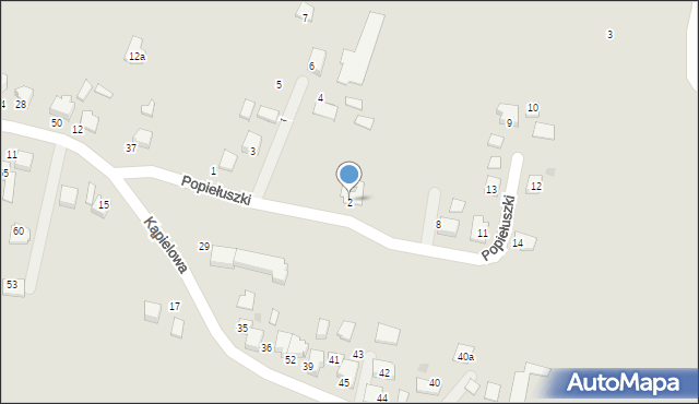 Wojnicz, Popiełuszki Jerzego, bł. ks., 2, mapa Wojnicz