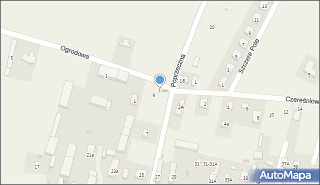 Wojnowice, Poprzeczna, 13b, mapa Wojnowice