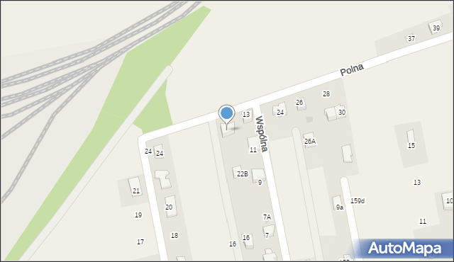Wola, Polna, 22, mapa Wola