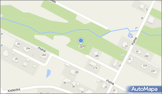 Wola Kopcowa, Polna, 19c, mapa Wola Kopcowa