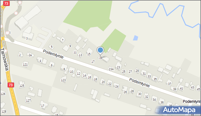 Wola Morawicka, Podemłynie, 19, mapa Wola Morawicka