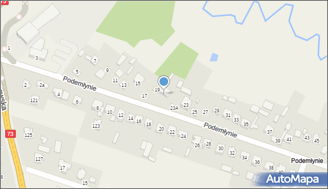 Wola Morawicka, Podemłynie, 21, mapa Wola Morawicka