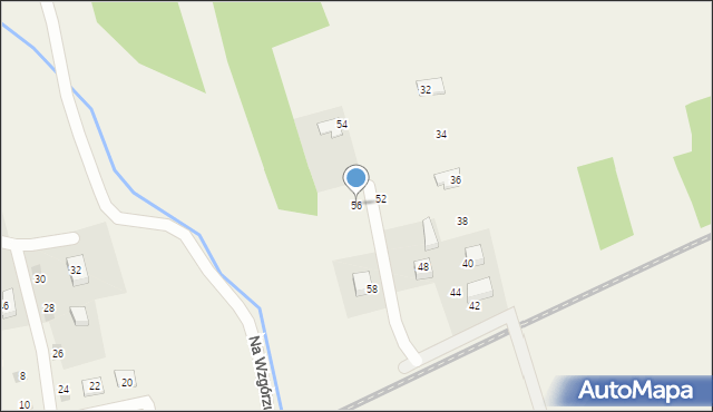 Wola Radziszowska, Podskale, 56, mapa Wola Radziszowska