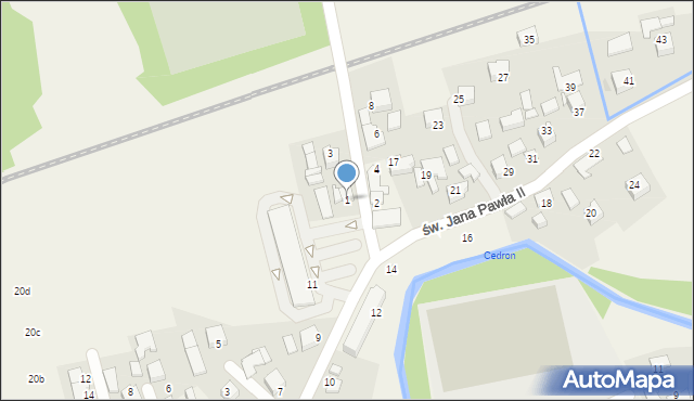 Wola Radziszowska, Potokowa, 1, mapa Wola Radziszowska