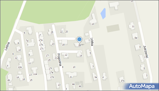 Wołczkowo, Pogodna, 18, mapa Wołczkowo