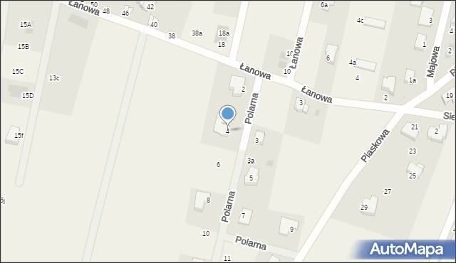 Wołczkowo, Polarna, 4, mapa Wołczkowo