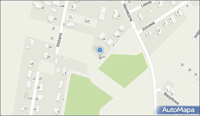 Wołczkowo, Porzeczkowa, 3a, mapa Wołczkowo