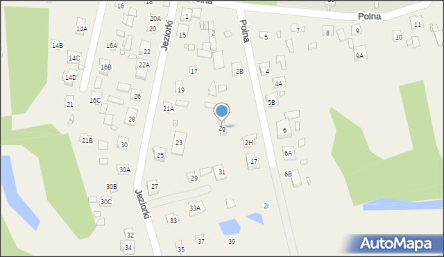 Wólka Kozodawska, Polna, 5A, mapa Wólka Kozodawska