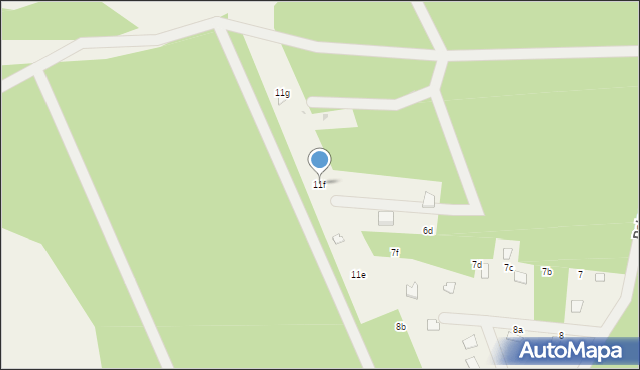 Wólka-Wojciechówek, Polna, 11f, mapa Wólka-Wojciechówek