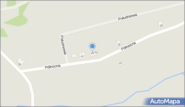 Wołów, Północna, 13, mapa Wołów