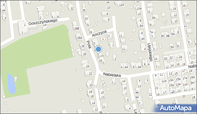 Wrocław, Pola Wincentego, 21, mapa Wrocławia