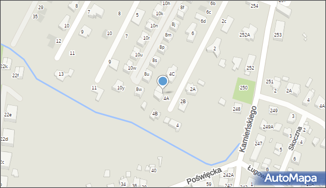 Wrocław, Polanowicka, 4aa, mapa Wrocławia