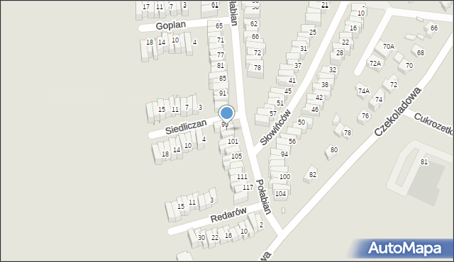 Wrocław, Połabian, 97, mapa Wrocławia