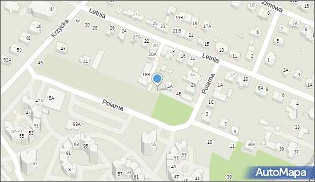 Wrocław, Polarna, 6, mapa Wrocławia