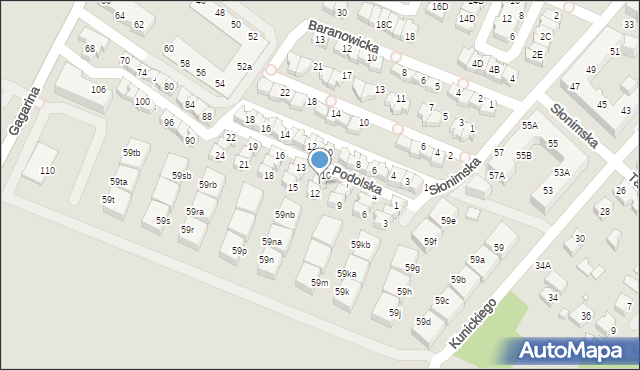 Wrocław, Podolska, 11, mapa Wrocławia