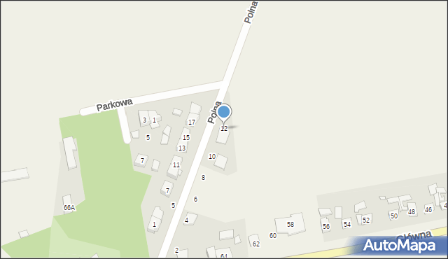 Wronczyn, Polna, 12, mapa Wronczyn