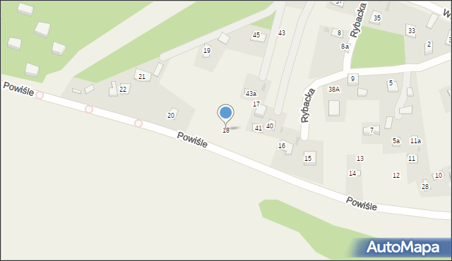 Wykowo, Powiśle, 18, mapa Wykowo