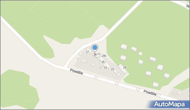 Wykowo, Powiśle, 26, mapa Wykowo