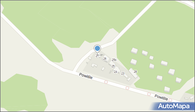 Wykowo, Powiśle, 27, mapa Wykowo