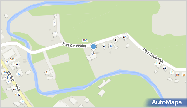 Wyrzysk, Pod Czubatką, 2A, mapa Wyrzysk