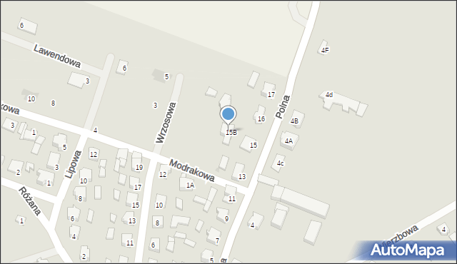 Wyrzysk, Polna, 15c, mapa Wyrzysk