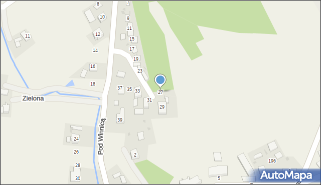 Wysiołek Luborzycki, Pod Winnicą, 27, mapa Wysiołek Luborzycki