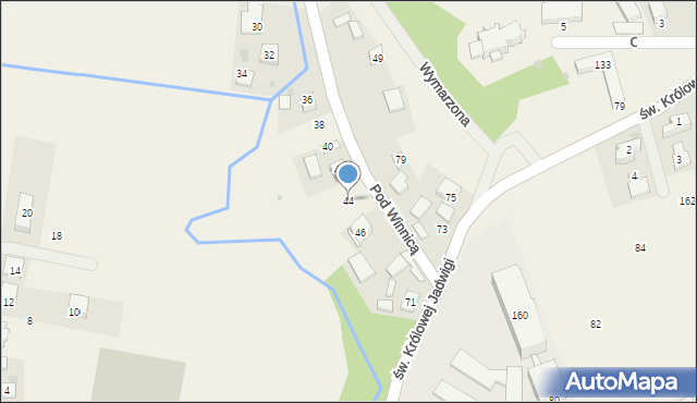 Wysiołek Luborzycki, Pod Winnicą, 44, mapa Wysiołek Luborzycki