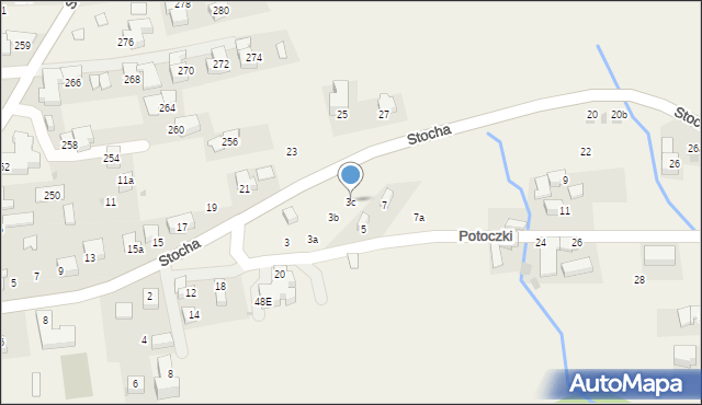 Ząb, Potoczki, 3c, mapa Ząb