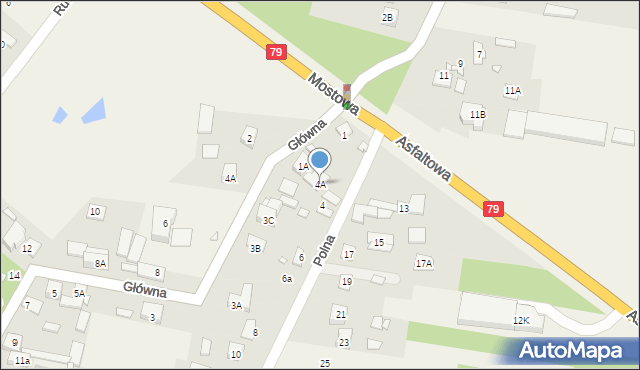 Żabieniec, Polna, 4A, mapa Żabieniec