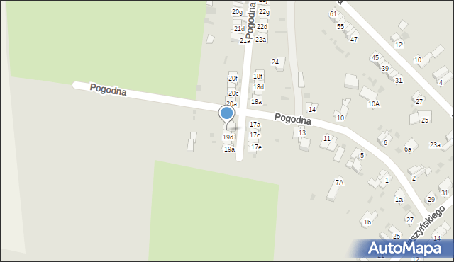 Ząbkowice Śląskie, Pogodna, 19e, mapa Ząbkowice Śląskie