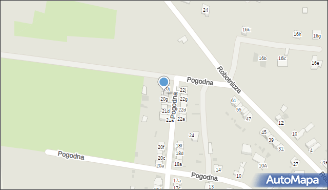 Ząbkowice Śląskie, Pogodna, 20h, mapa Ząbkowice Śląskie