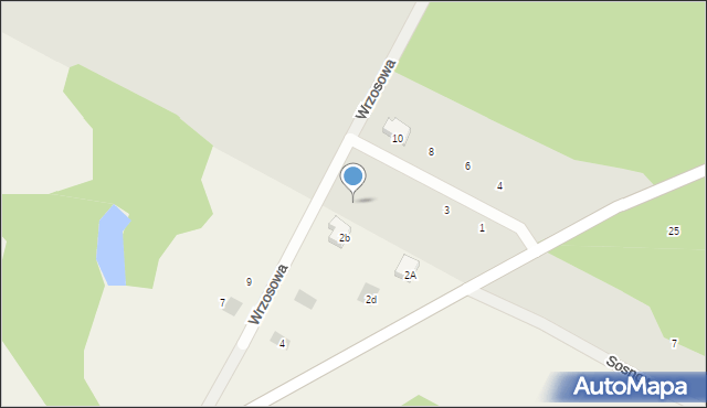 Zabłudów, Podleśna, 9, mapa Zabłudów