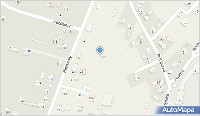 Zaborze, Pod Górką, 15a, mapa Zaborze