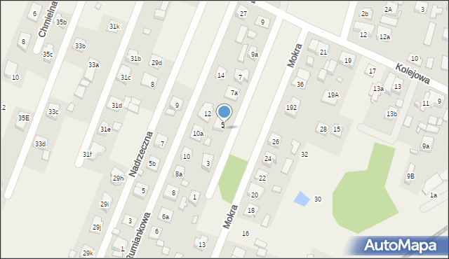 Zagościniec, Pogodna, 5a, mapa Zagościniec