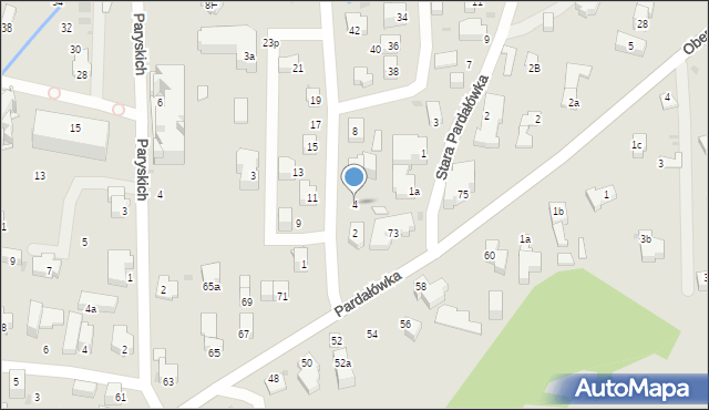 Zakopane, Podhalańska, 4, mapa Zakopanego