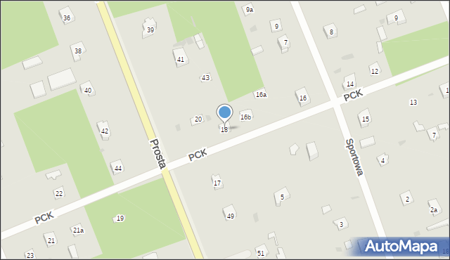 Żarki-Letnisko, Polskiego Czerwonego Krzyża, 18, mapa Żarki-Letnisko