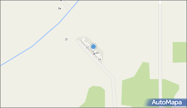 Zawada, Pod Lasem, 18, mapa Zawada