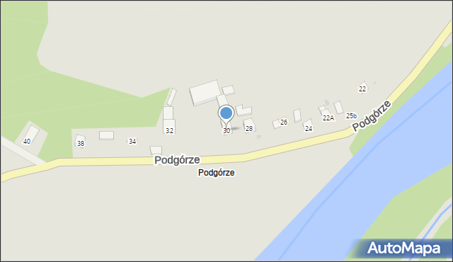 Zawichost, Podgórze, 30, mapa Zawichost
