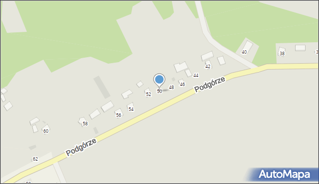 Zawichost, Podgórze, 50, mapa Zawichost