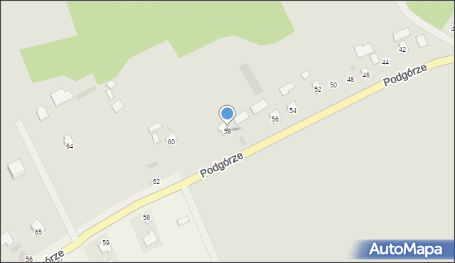 Zawichost, Podgórze, 58, mapa Zawichost