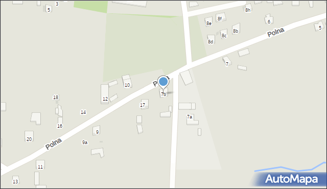 Zawichost, Polna, 7b, mapa Zawichost