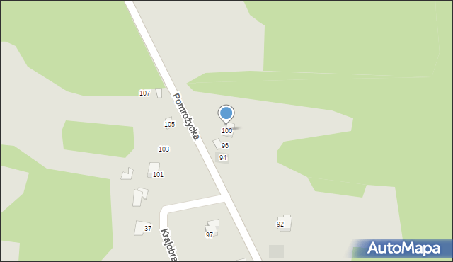 Zawiercie, Pomrożycka, 100, mapa Zawiercie