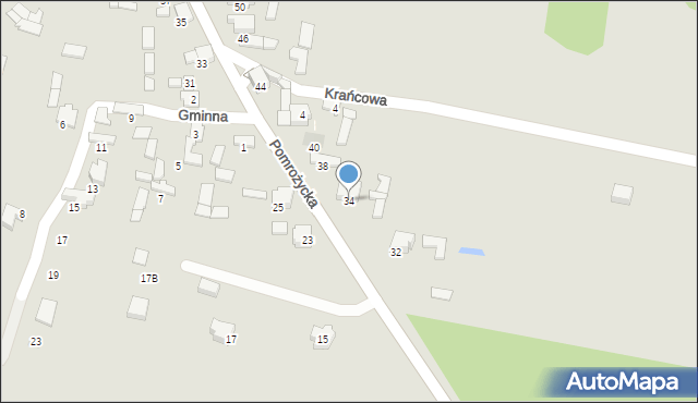 Zawiercie, Pomrożycka, 34, mapa Zawiercie