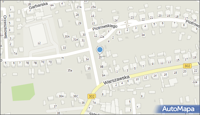 Zbąszyń, Poznańska, 10, mapa Zbąszyń