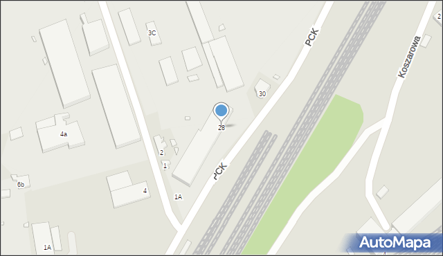 Zbąszynek, Polskiego Czerwonego Krzyża, 28, mapa Zbąszynek