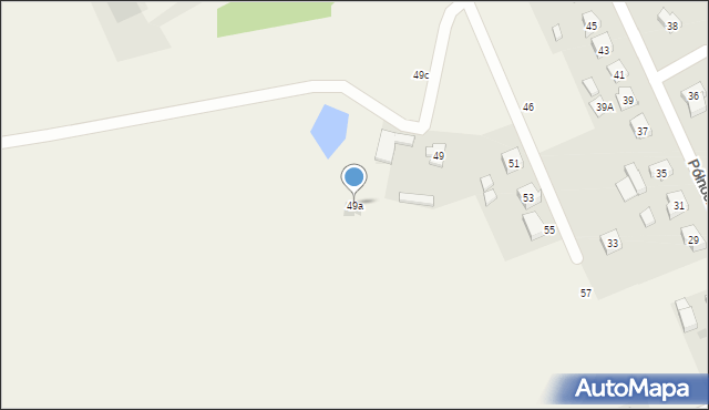 Zblewo, Północna, 49a, mapa Zblewo