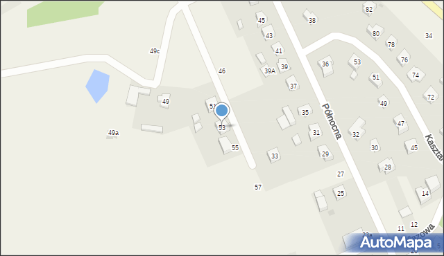 Zblewo, Północna, 53, mapa Zblewo