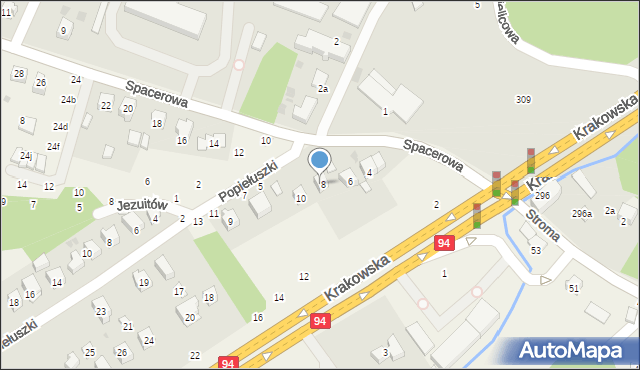 Zbylitowska Góra, Popiełuszki Jerzego, bł. ks., 1, mapa Zbylitowska Góra