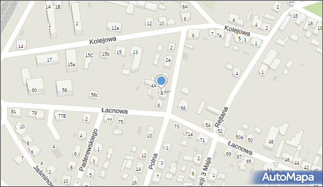 Zduny, Polna, 4, mapa Zduny