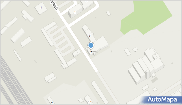 Zdzieszowice, Powstańców Śląskich, 7, mapa Zdzieszowice